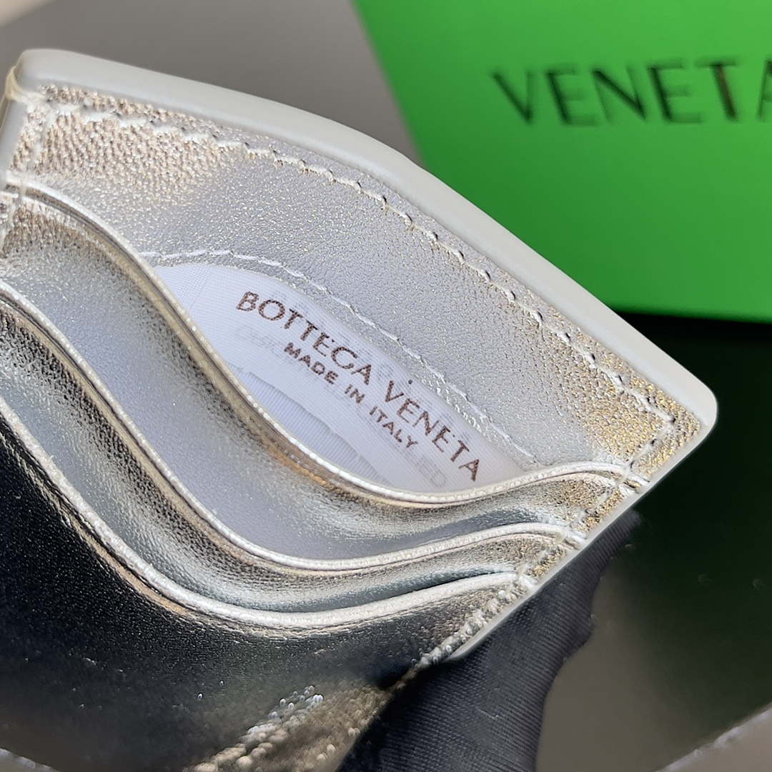 Bottega Veneta BV 649597 Cassette Credit Card Case bv70035 - Default Title - View 8
