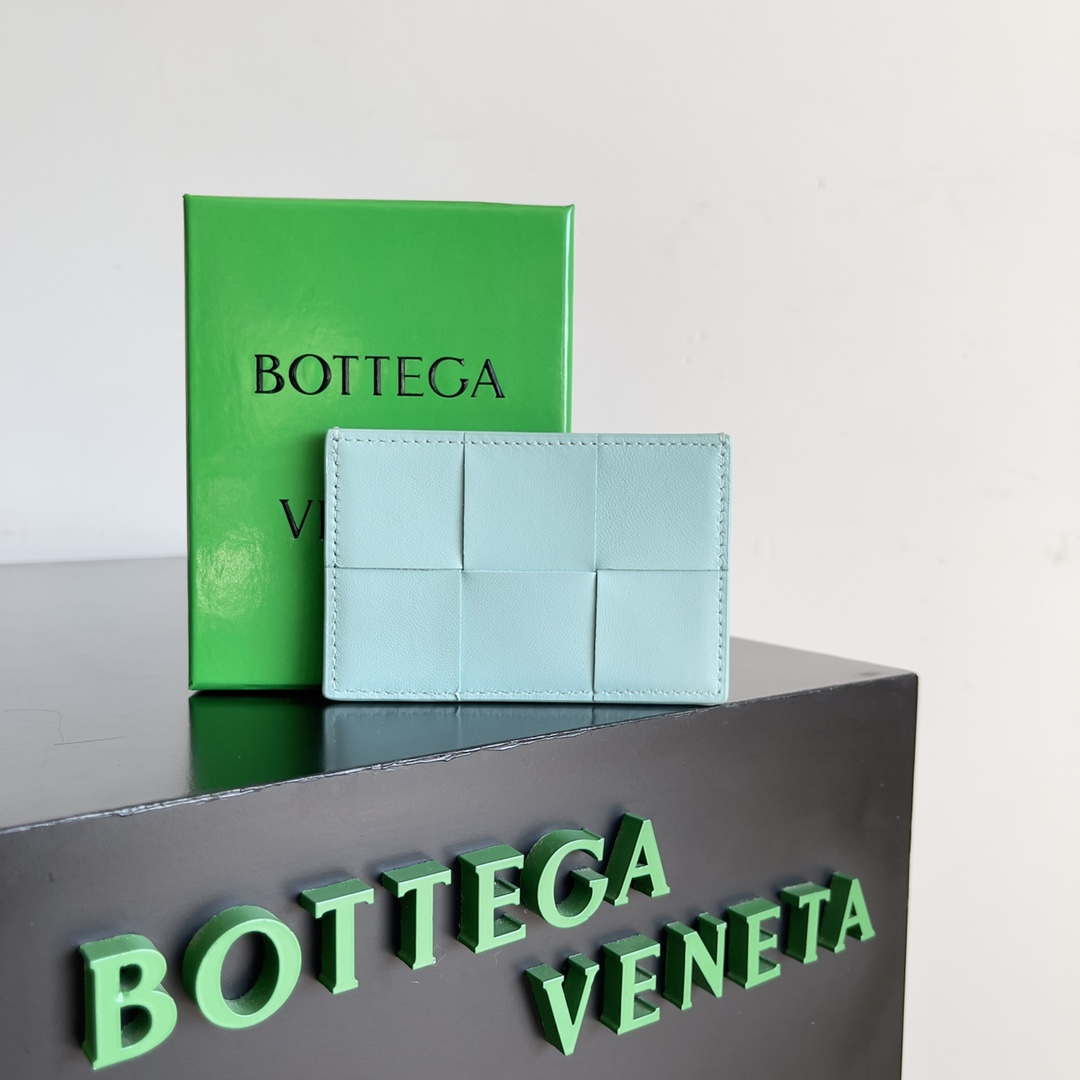 Bottega Veneta BV 649597 Cassette Credit Card Case bv70036 - Default Title - View 1