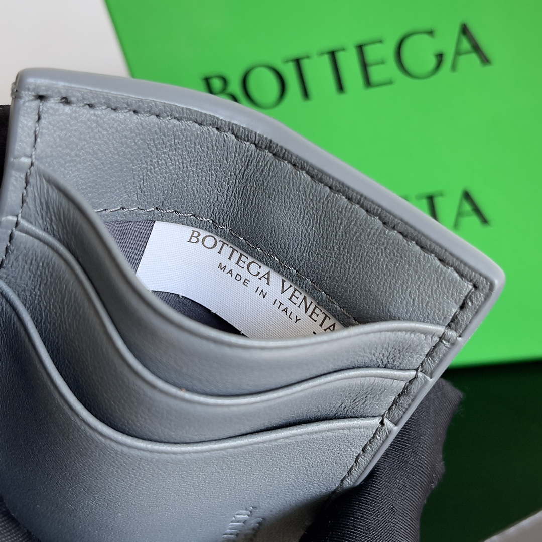 Bottega Veneta BV 649597 Cassette Credit Card Case bv70037 - Default Title - View 9