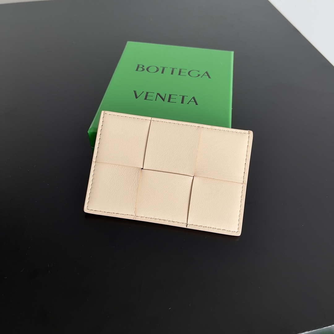 Bottega Veneta BV 649597 Cassette Credit Card Case bv70038 - Default Title - View 7