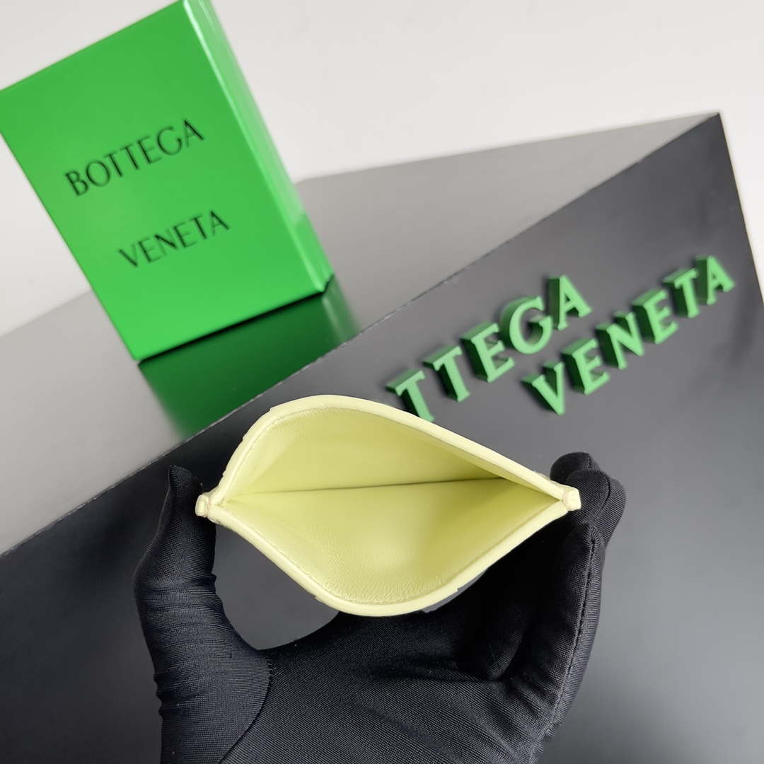 Bottega Veneta BV 649597 Cassette Credit Card Case bv70039 - Default Title - View 9