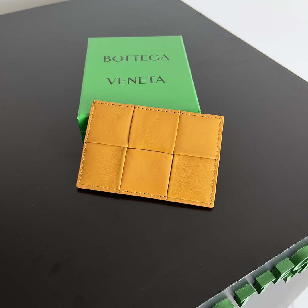 Bottega Veneta BV 649597 Cassette Credit Card Case bv70040 - Default Title - View 8