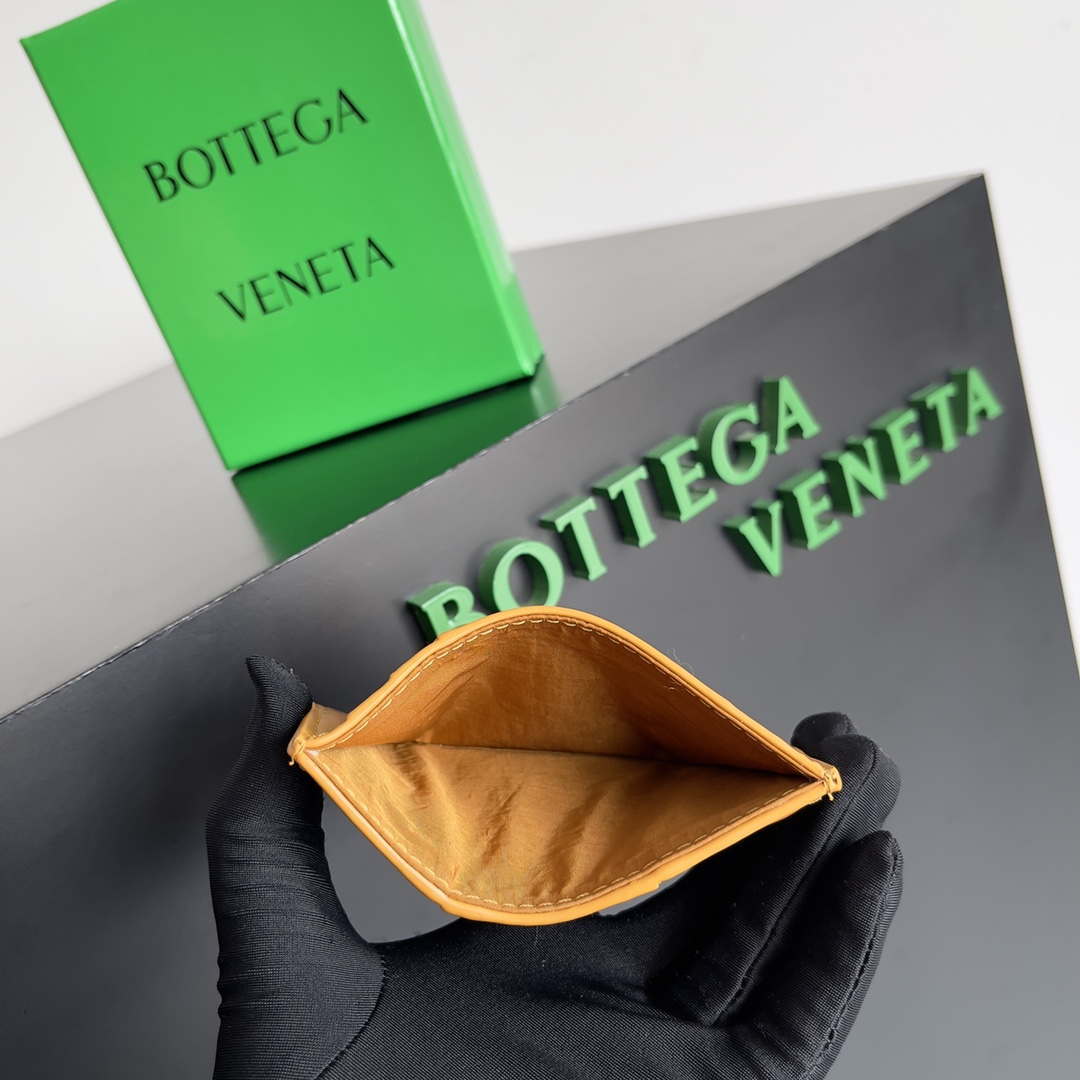 Bottega Veneta BV 649597 Cassette Credit Card Case bv70040 - Default Title - View 9