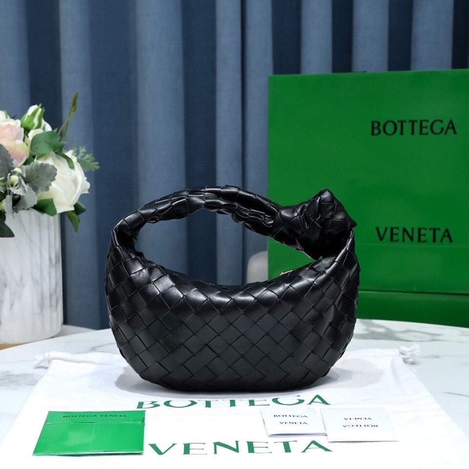 Bottega Veneta BV 651876 mini Jodie Black Gold - Default Title - View 2