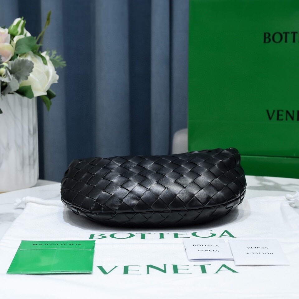 Bottega Veneta BV 651876 mini Jodie Black Gold - Default Title - View 3