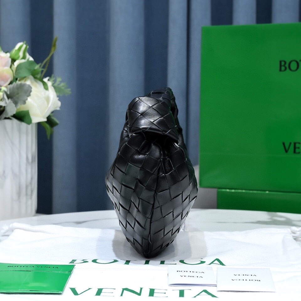 Bottega Veneta BV 651876 mini Jodie Black Gold - Default Title - View 4