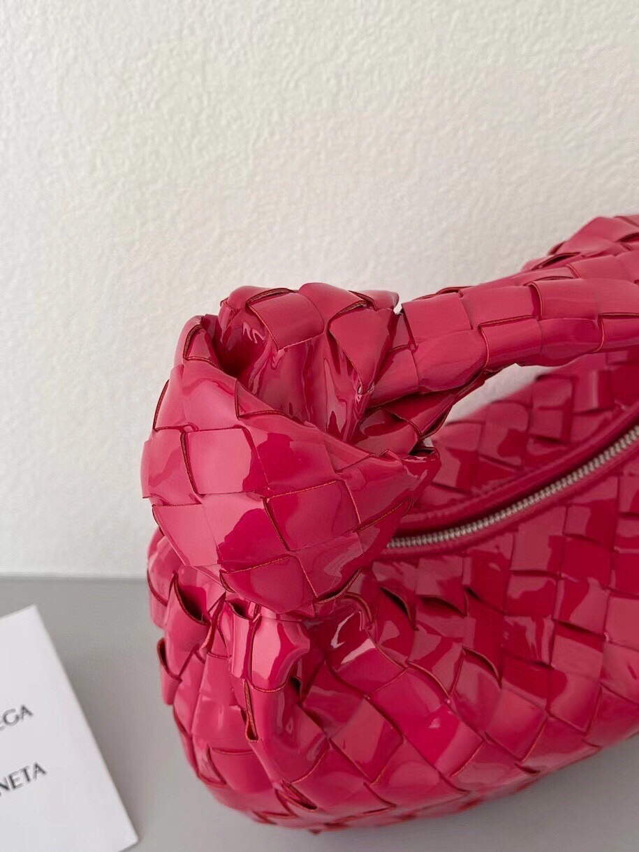 Bottega Veneta BV 651876 mini Jodie Patent leather Red - Default Title - View 5