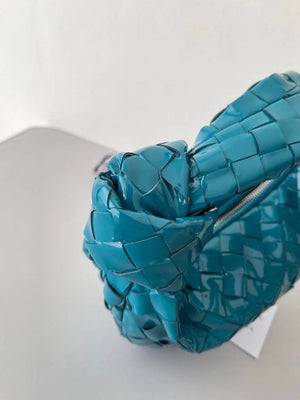 Bottega Veneta BV 651876 mini Jodie Patent leather Blue - Default Title - View 5