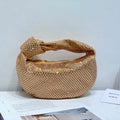 Bottega Veneta BV 651876 mini Jodie Rhinestones Apricot - Default Title - View 1