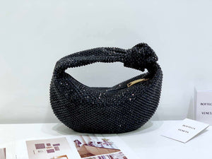 Bottega Veneta BV 651876 mini Jodie Rhinestones Black - Default Title - View 2