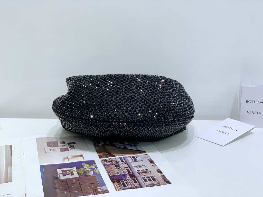 Bottega Veneta BV 651876 mini Jodie Rhinestones Black - Default Title - View 6