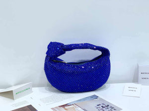 Bottega Veneta BV 651876 mini Jodie Rhinestones Blue - Default Title - View 1