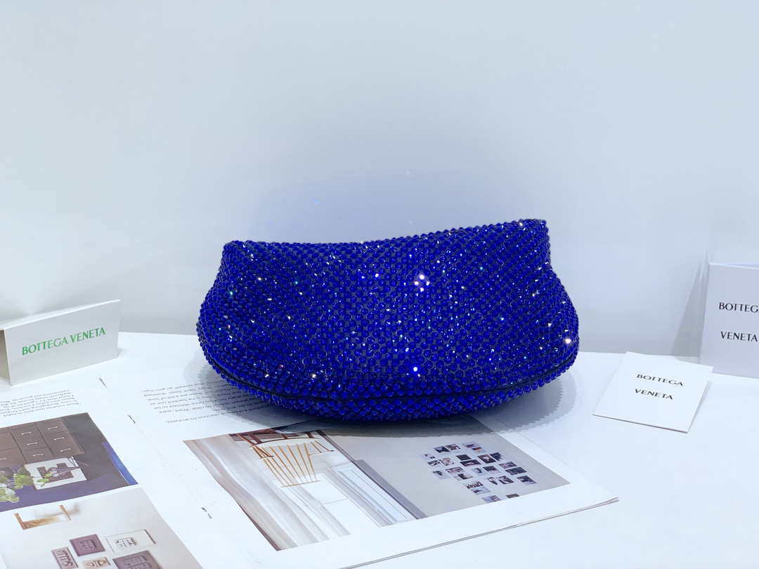 Bottega Veneta BV 651876 mini Jodie Rhinestones Blue - Default Title - View 5