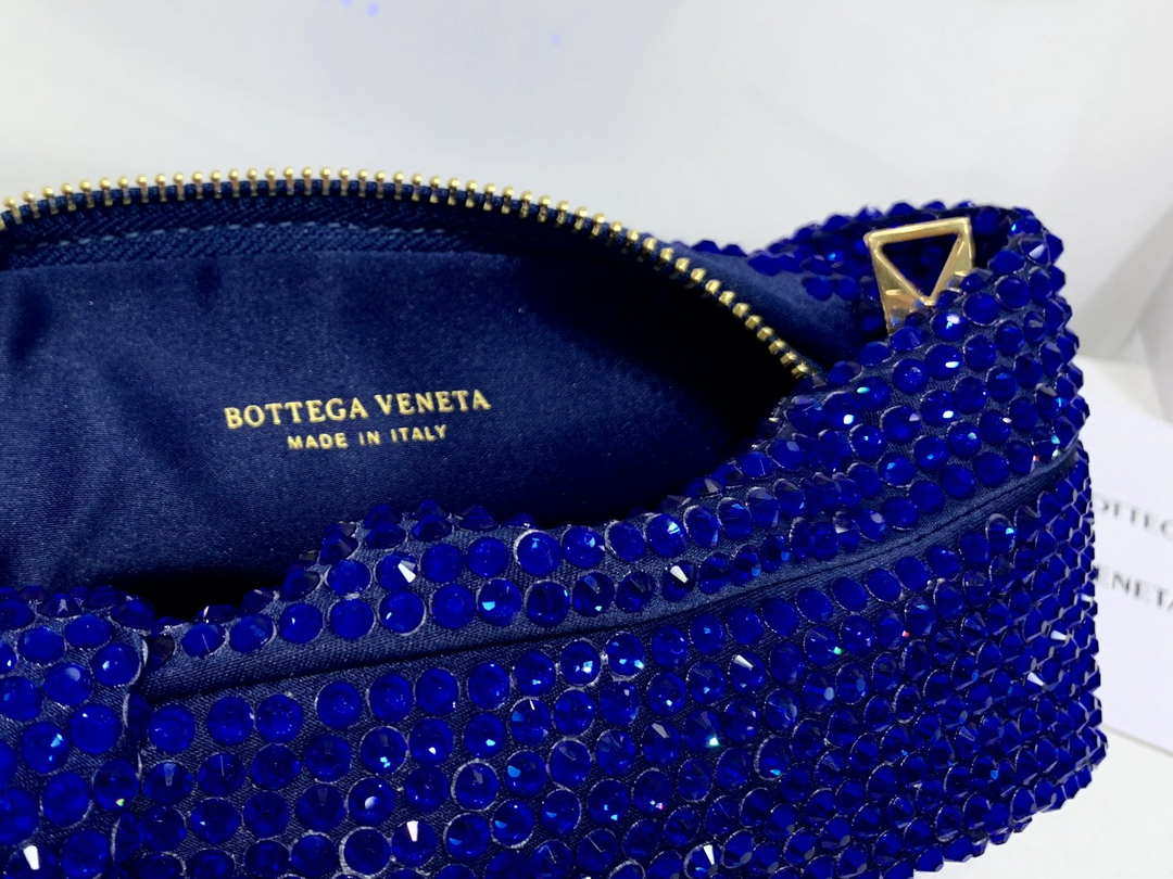 Bottega Veneta BV 651876 mini Jodie Rhinestones Blue - Default Title - View 8