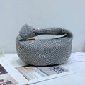 Bottega Veneta BV 651876 mini Jodie Rhinestones Sliver White - Default Title - View 1