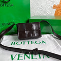 Bottega Veneta BV 666688 Cassette Shoulder Bag 33993 Dark Brown