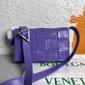 Bottega Veneta BV 667298 Cassette Cross-body Bag 33993 Purple