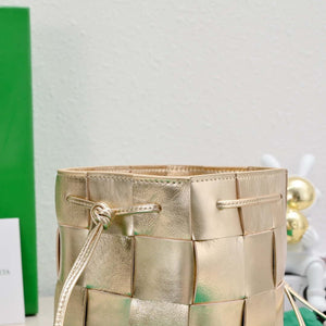 Bottega Veneta BV 680218 Small Cassette Cross-Body Bucket Gold - Default Title - View 6