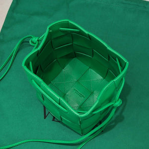 Bottega Veneta BV 680218 Small Cassette Cross-Body Bucket Green - Default Title - View 7