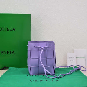 Bottega Veneta BV 680218 Small Cassette Cross-Body Bucket Purple - Default Title - View 3