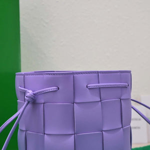 Bottega Veneta BV 680218 Small Cassette Cross-Body Bucket Purple - Default Title - View 5
