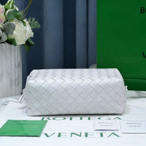 Bottega Veneta BV 680254 Mini Loop intrecciato leather cross-body bag White - Default Title - View 3