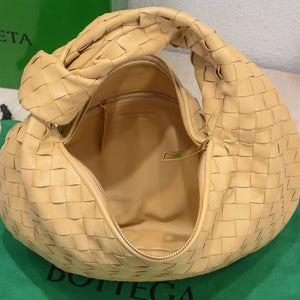 Bottega Veneta BV 690225 Teen Jodie intrecciato leather shoulder bag Apricot - Default Title - View 7