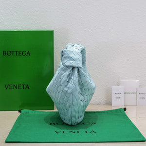 Bottega Veneta BV 690225 Teen Jodie intrecciato leather shoulder bag Light Blue - Default Title - View 2