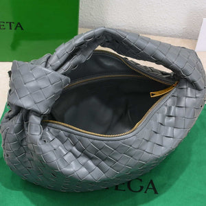 Bottega Veneta BV 690225 Teen Jodie intrecciato leather shoulder bag Dark Gray - Default Title - View 6