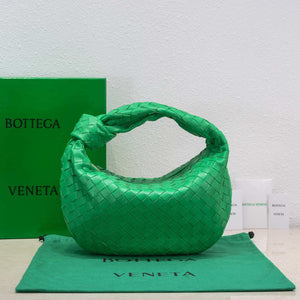 Bottega Veneta BV 690225 Teen Jodie intrecciato leather shoulder bag Green - Default Title - View 2