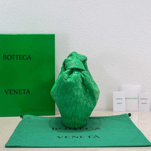 Bottega Veneta BV 690225 Teen Jodie intrecciato leather shoulder bag Green - Default Title - View 3