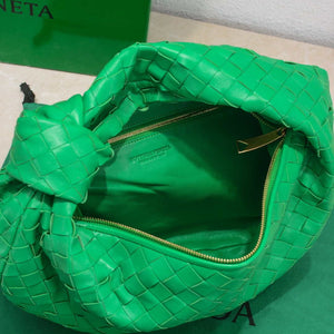 Bottega Veneta BV 690225 Teen Jodie intrecciato leather shoulder bag Green - Default Title - View 7