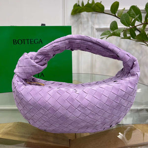 Bottega Veneta BV 690225 Teen Jodie intrecciato leather shoulder bag Purple - Default Title - View 1