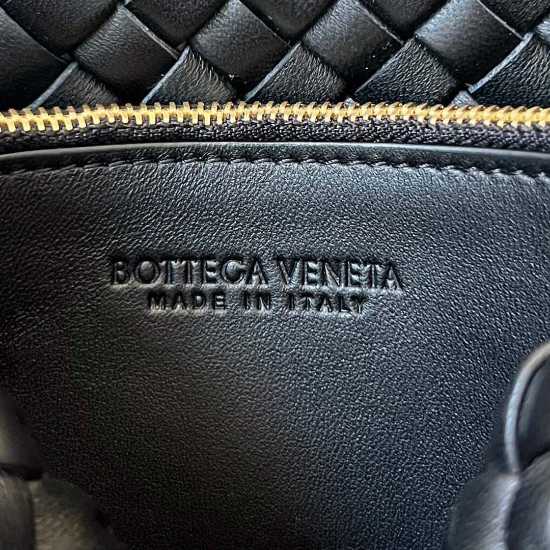 Bottega Veneta BV 709418 Small Cobble Shoulder Bag Black