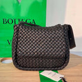 Bottega Veneta BV 709418 Small Cobble Shoulder Bag Drak Brown - Default Title - View 1
