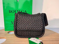Bottega Veneta BV 709418 Small Cobble Shoulder Bag Drak Brown