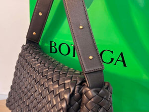 Bottega Veneta BV 709418 Small Cobble Shoulder Bag Drak Brown - Default Title - View 3
