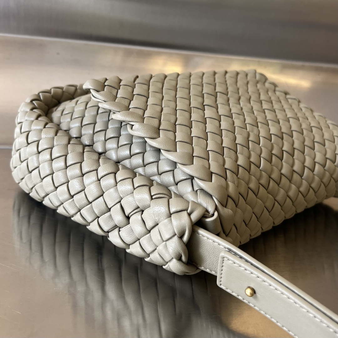 Bottega Veneta BV 709418 Small Cobble Shoulder Bag Gray - Default Title - View 2