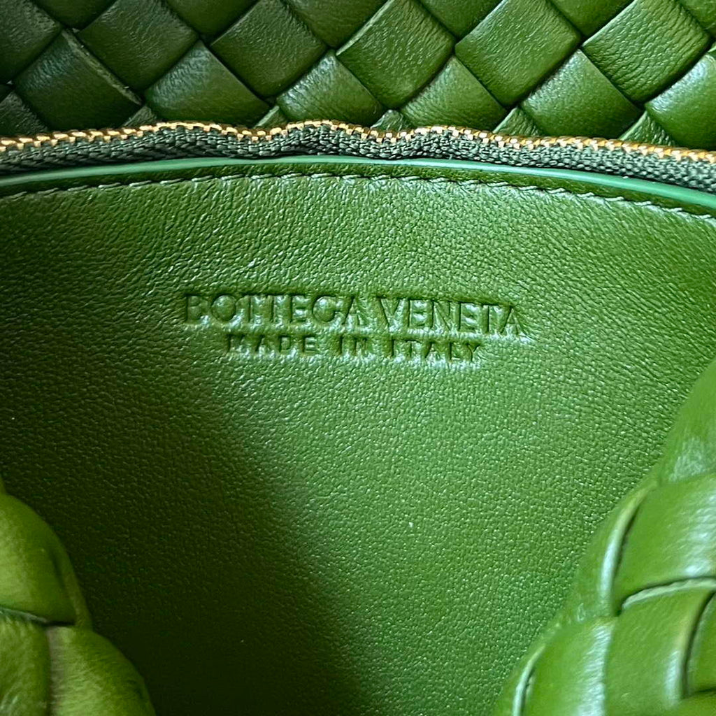 Bottega Veneta BV 709418 Small Cobble Shoulder Bag Green
