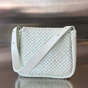 Bottega Veneta BV 709418 Small Cobble Shoulder Bag Light Blue - Default Title - View 4