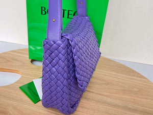Bottega Veneta BV 709418 Small Cobble Shoulder Bag Purple - Default Title - View 3