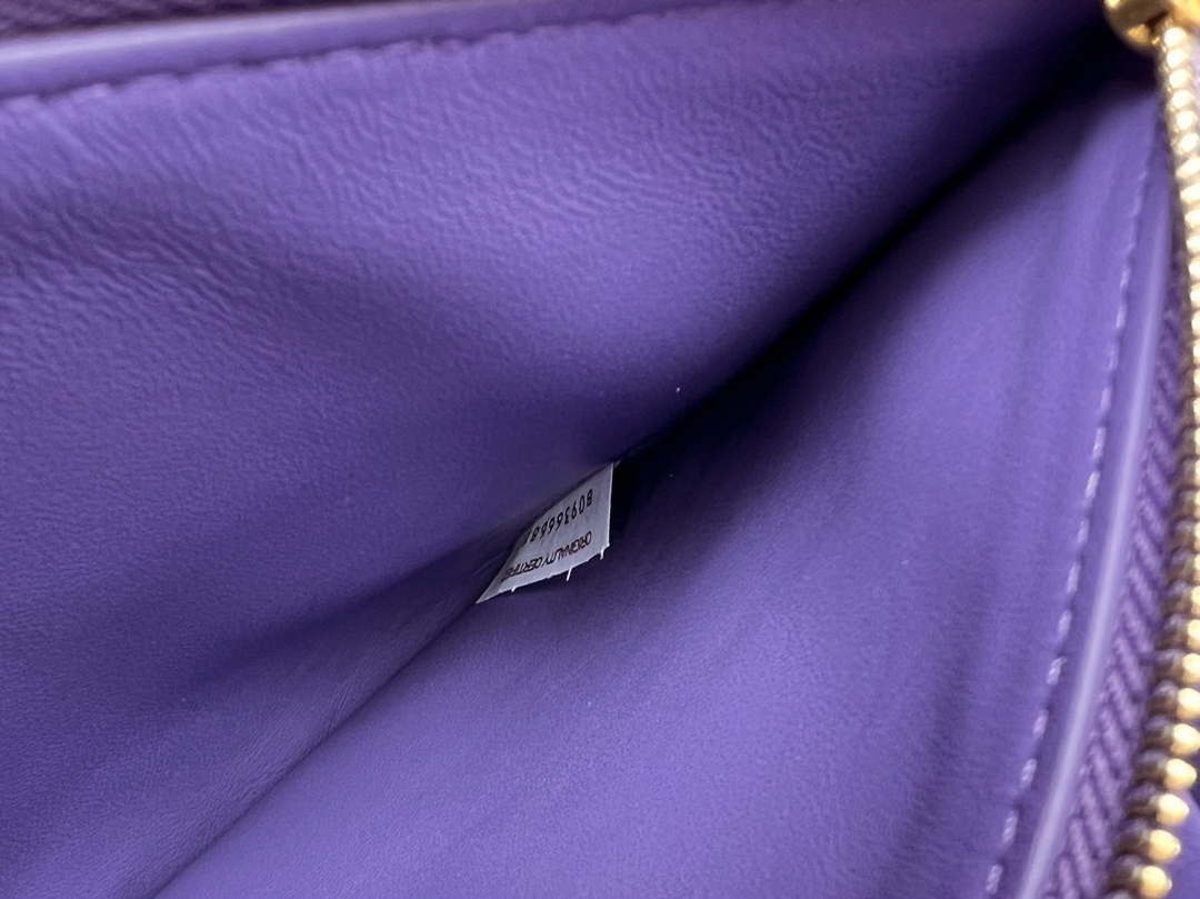 Bottega Veneta BV 709418 Small Cobble Shoulder Bag Purple - Default Title - View 8