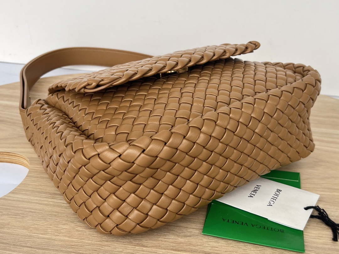Bottega Veneta BV 709418 Small Cobble Shoulder Bag Tan - Default Title - View 4