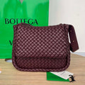 Bottega Veneta BV 709418 Small Cobble Shoulder Bag Wine Red - Default Title - View 1