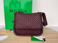 Bottega Veneta BV 709418 Small Cobble Shoulder Bag Wine Red