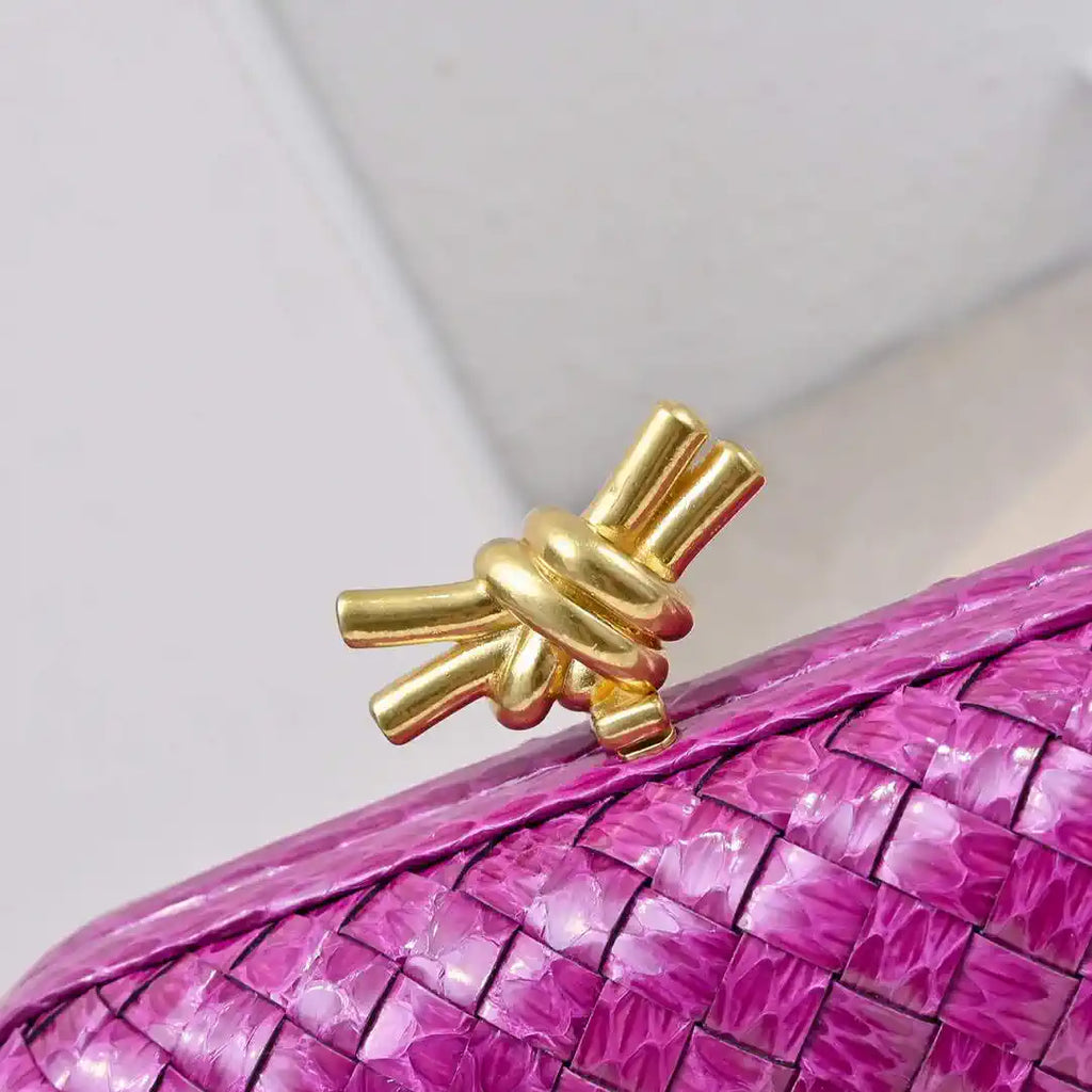 Bottega Veneta BV 717622V01D12929 Knot Snakeskin BV10137