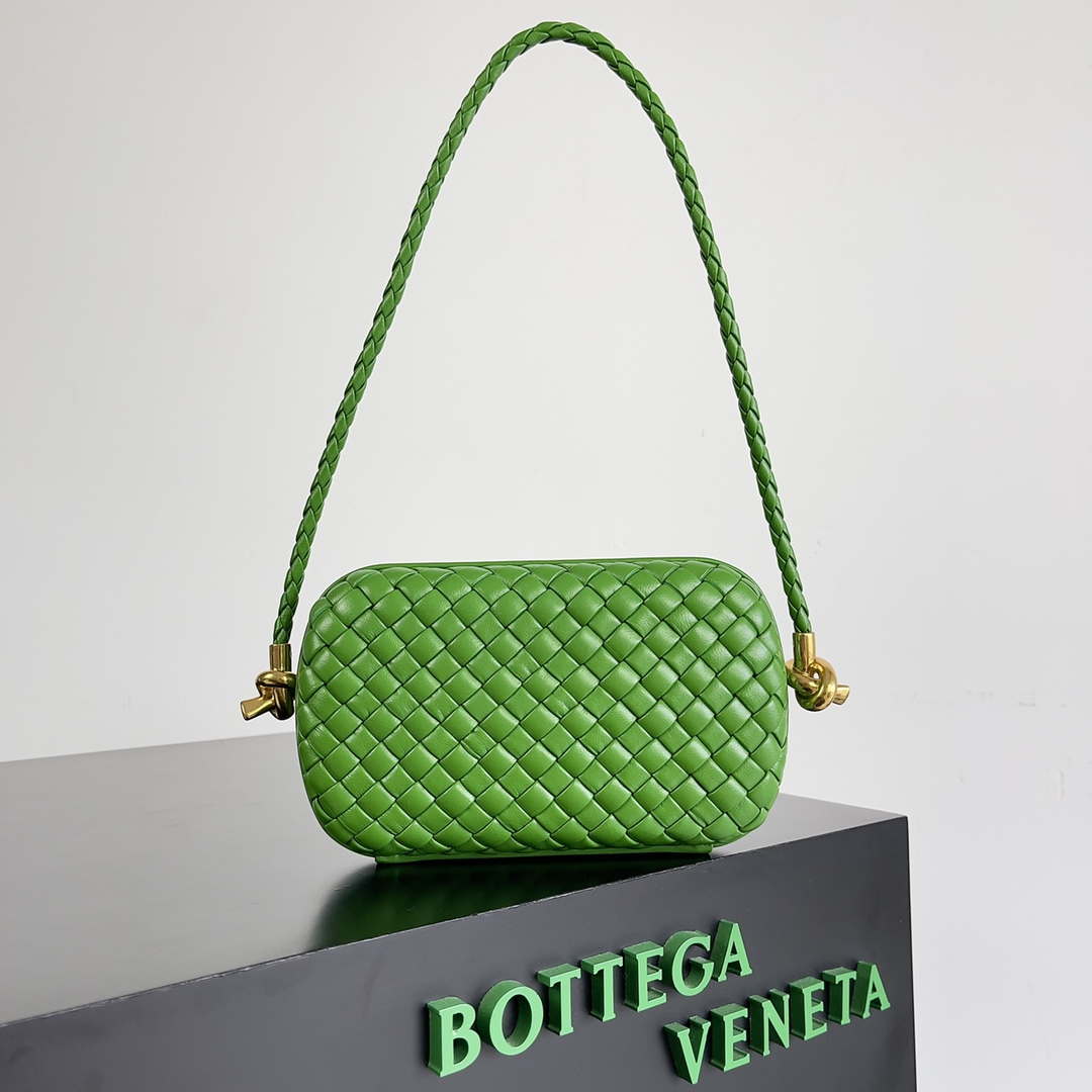 Bottega Veneta BV 717623 Knot Small Handbag With Strap BV10114 - Default Title - View 1