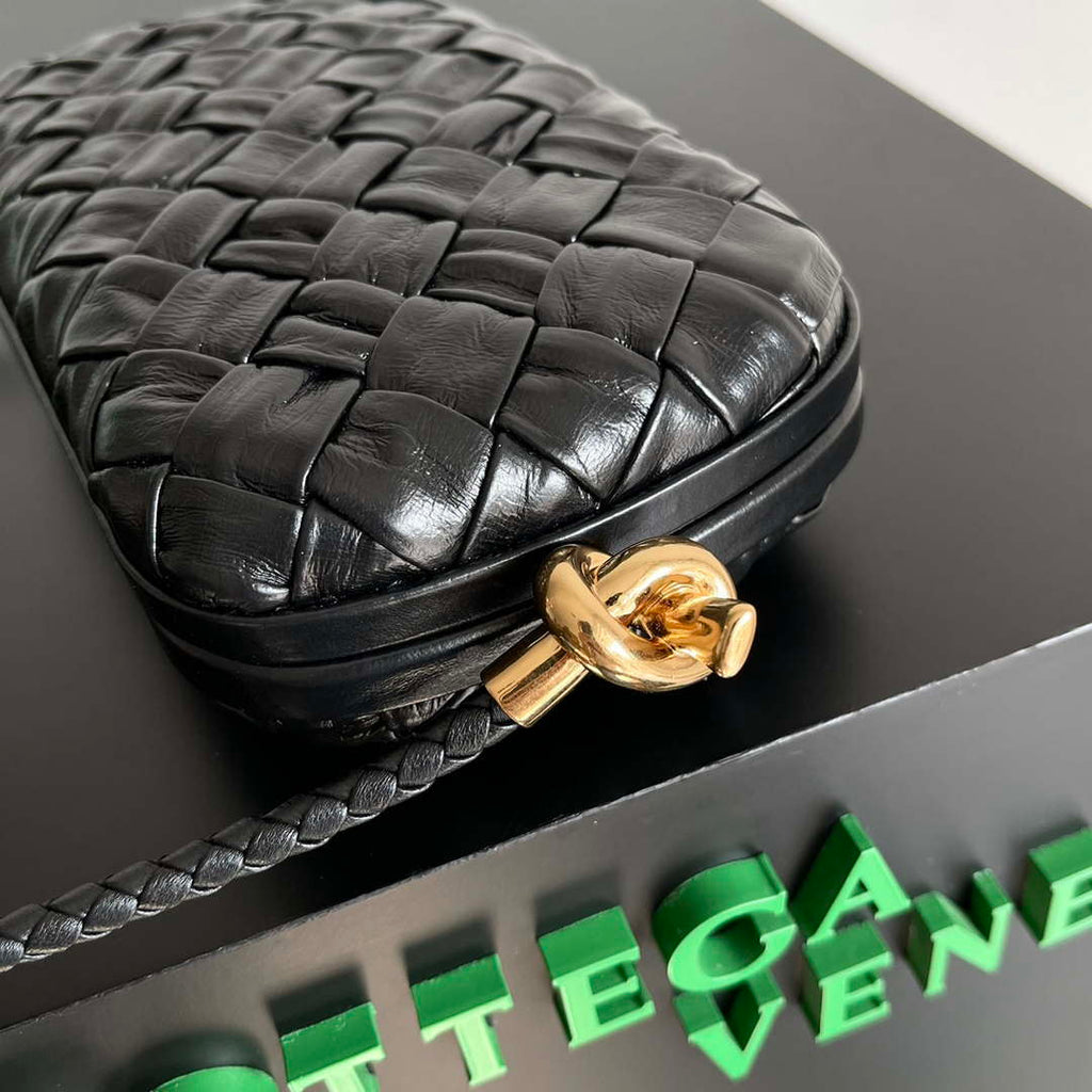 Bottega Veneta BV 717623 Knot Small Handbag With Strap BV10121