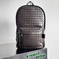 Bottega Veneta BV 730732 Intrecciato Backpack Dark brown