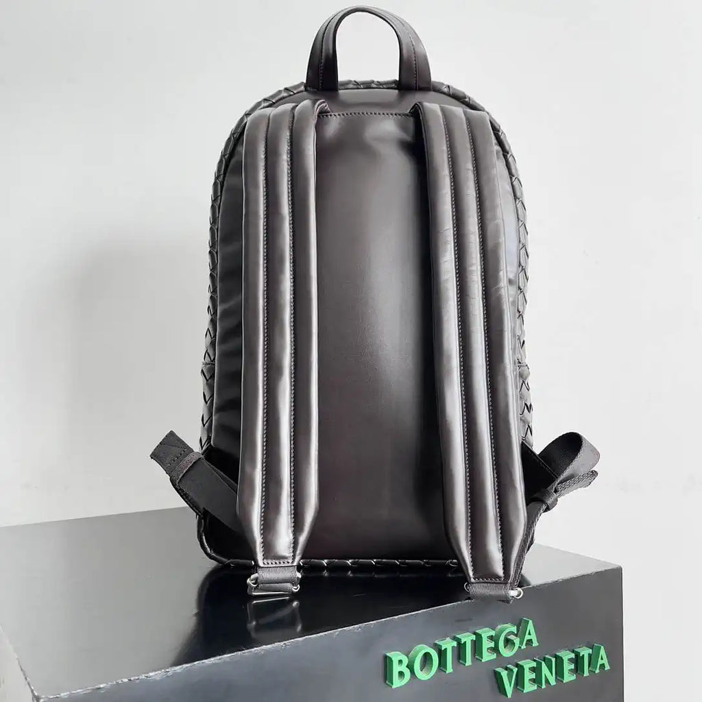 Bottega Veneta BV 730732 Intrecciato Backpack Dark brown